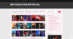 Desktop Screenshot of bryonsconcertblog.com
